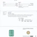 Beryl var. Emerald (Rough & Cut set) - image 4