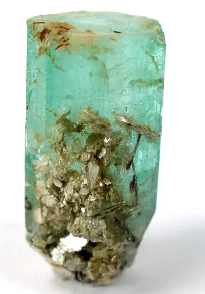Beryl (Var: Emerald), Rutile, Muscovite - image 2