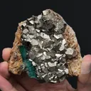 Beryl var. Emerald with Pyrite - image 2