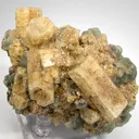 Beryl (Var: Goshenite), Fluorite, Schorl - image 1