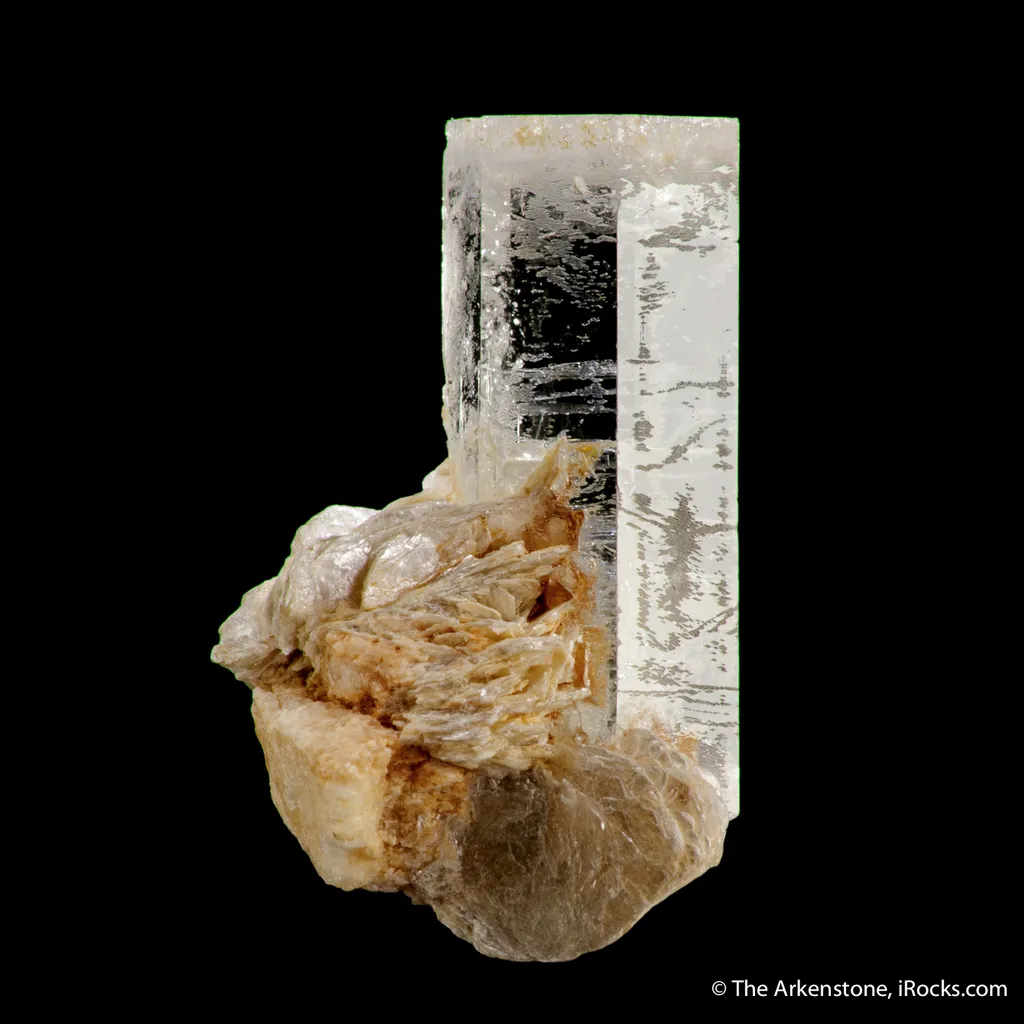 Beryl var. Goshenite with Muscovite image