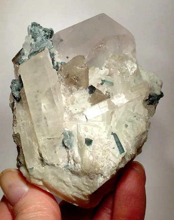 Beryl (Var: Morganite), Beryl (Var: Aquamarine), Tourmaline (Var: Indicolite), Spodumene - image 2