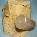 Beryl (Var: Morganite), Beryl (Var: Goshenite), Feldspar Group - image 1