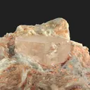 Beryl var. Morganite in Albite and Quartz - image 4
