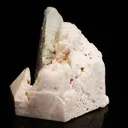 Beryl var. Morganite on Albite var. Cleavelandite and Quartz - image 5