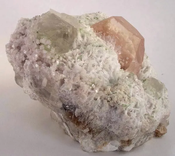 Beryl (Var: Morganite), Quartz, Albite, Lepidolite, Tourmaline image