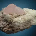 Beryl var. Morganite (restored) on Albite var. Cleavelandite - image 4