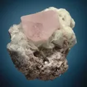 Beryl var. Morganite (restored) on Albite var. Cleavelandite - image 3