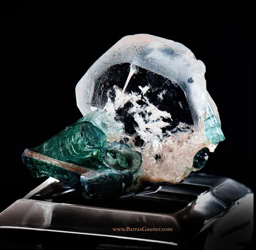 Beryl var Morganite - Tourmaline - image 3