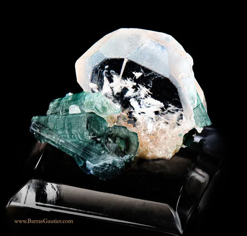 Beryl var Morganite - Tourmaline - image 2