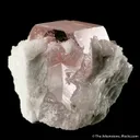 Beryl var. Morganite with Albite - image 1