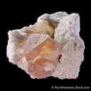 Beryl var. Morganite with Cleavelandite - image 3