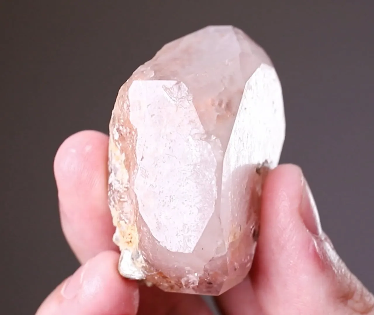 Beryl Var. Morganite with Columbite - image 2