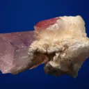 Beryl var. Morganite with Elbaite (repaired) - image 4
