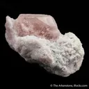 Beryl var. Morganite with Lepidolite & Cleavelandite - image 5