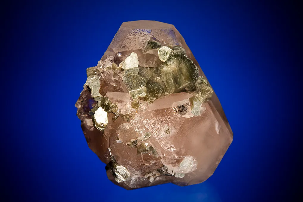 Beryl var. Morganite with Mica image