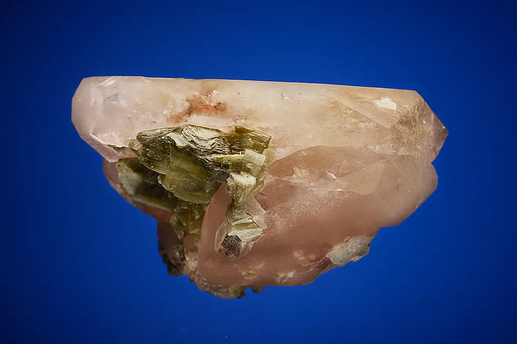 Beryl var. Morganite with Mica - image 4