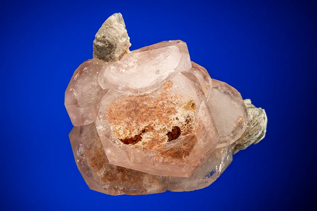 Beryl var. Morganite with Muscovite image