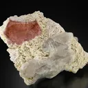 Beryl var. Morganite with Quartz and Albite - image 4