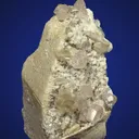 Beryl var. Morganite with Quartz and Albite on Microcline - image 1
