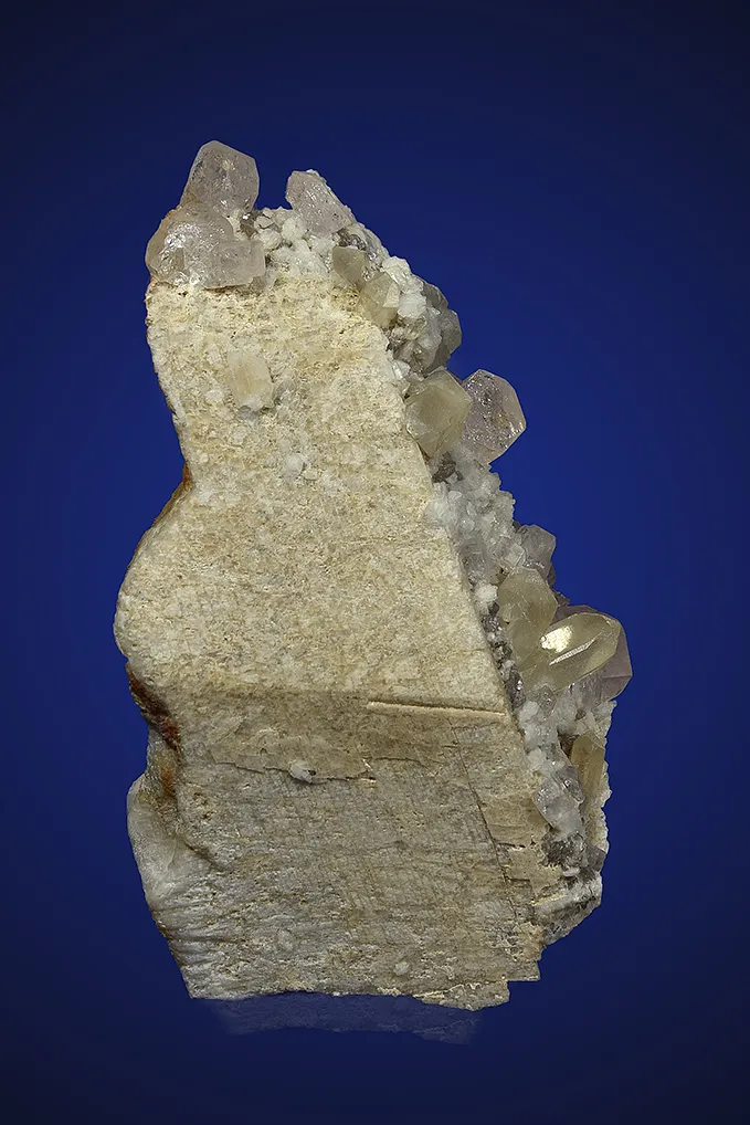Beryl var. Morganite with Quartz and Albite on Microcline - image 3