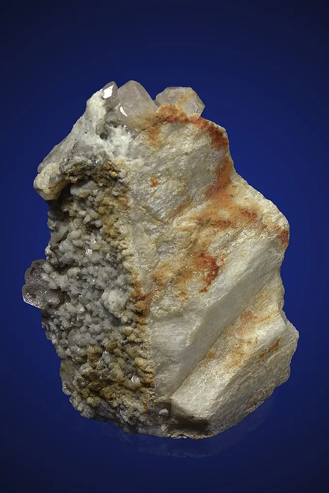 Beryl var. Morganite with Quartz and Albite on Microcline - image 4