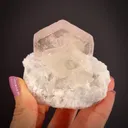 Beryl var. Morganite with Quartz, Elbaite & Albite - image 2