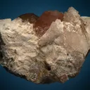 Beryl var. Morganite with Quartz on Albite var. Cleavelandite - image 5