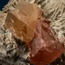 Beryl var. Morganite with Quartz on Albite var. Cleavelandite - image 2