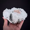 Beryl var. Morganite with Quartz on Cleavelandite - image 1