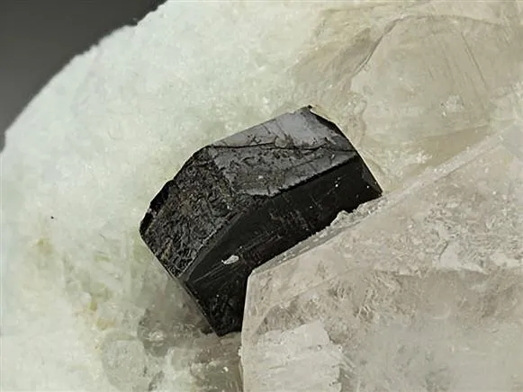 Beryl var Morganite with Tantalite (Mn) - image 1