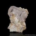 Beryl var. Morganite with Topaz, Muscovite and Albite - image 1