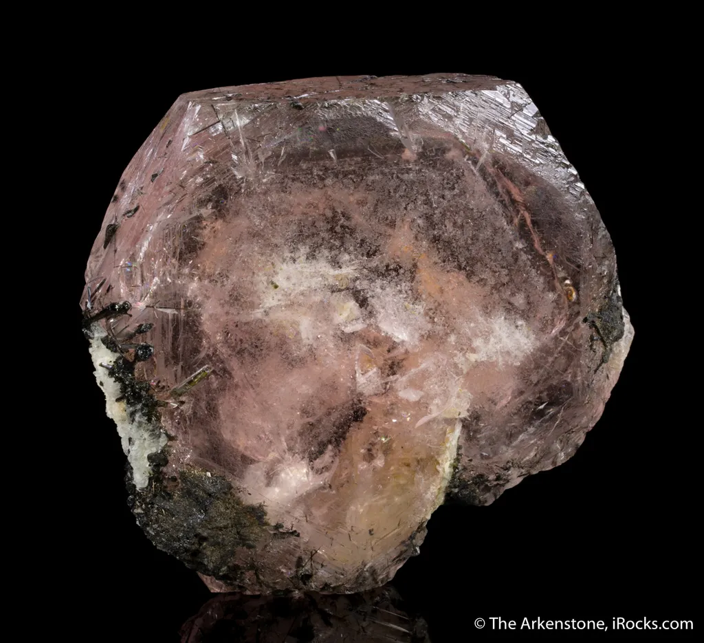 Beryl var. Morganite with Tourmaline - image 4