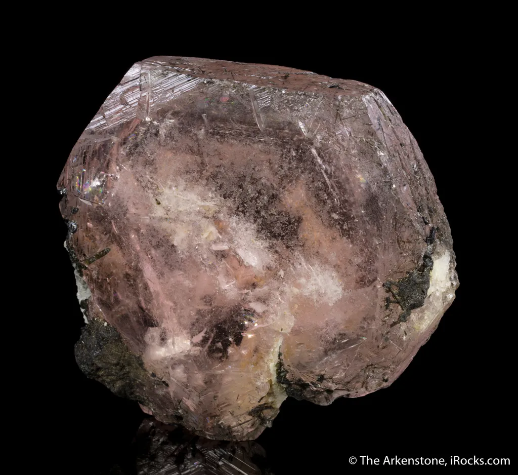 Beryl var. Morganite with Tourmaline - image 3
