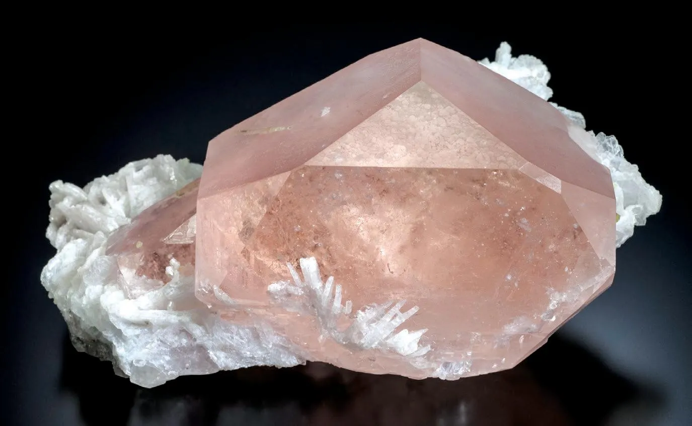 Beryl (variety Morganite), Albite - image 2