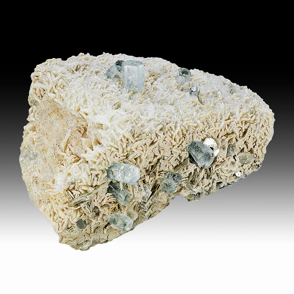 Beryl with Albite, Microcline image