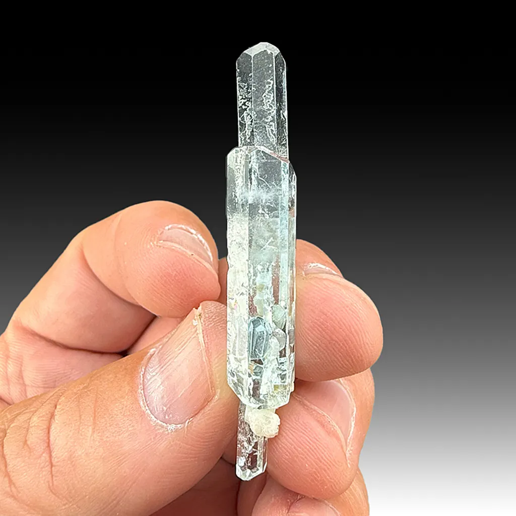 Beryl with Albite, Schorl (1246) image