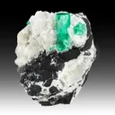 Beryl with Calcite - image 1