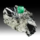 Beryl with Calcite - image 1