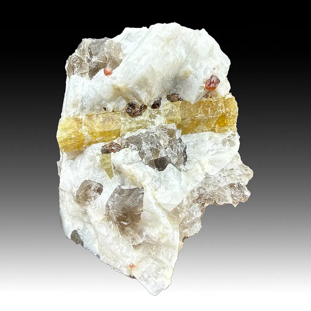 Beryl with Columbite, Quartz image