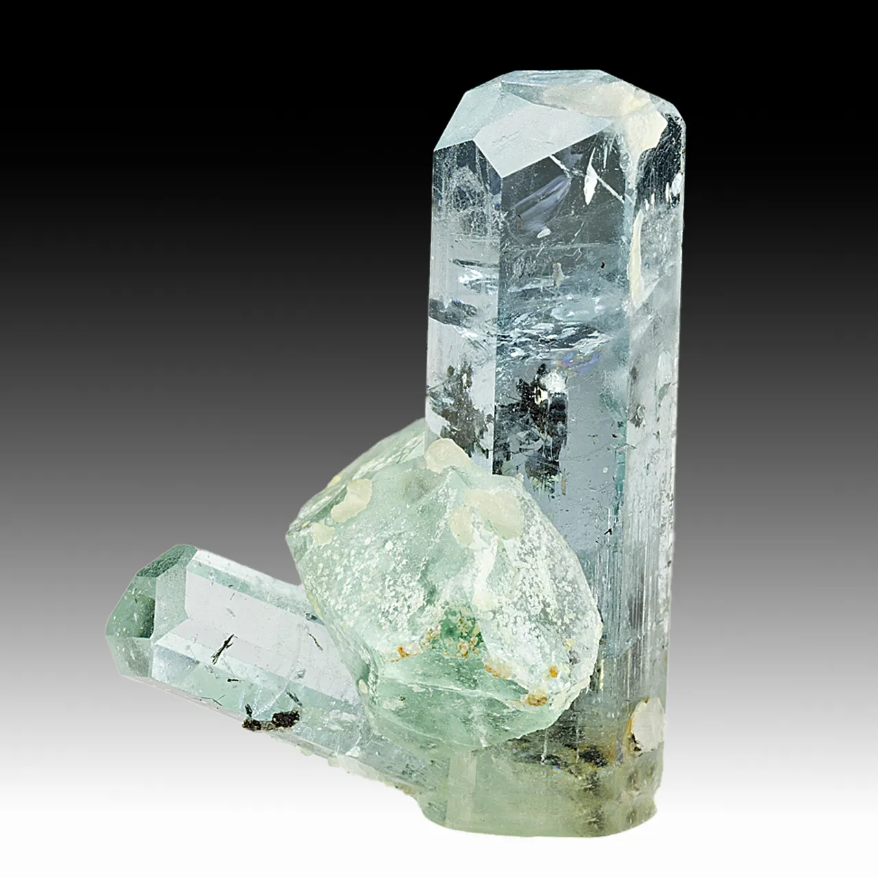 Beryl with Fluorite - image 1