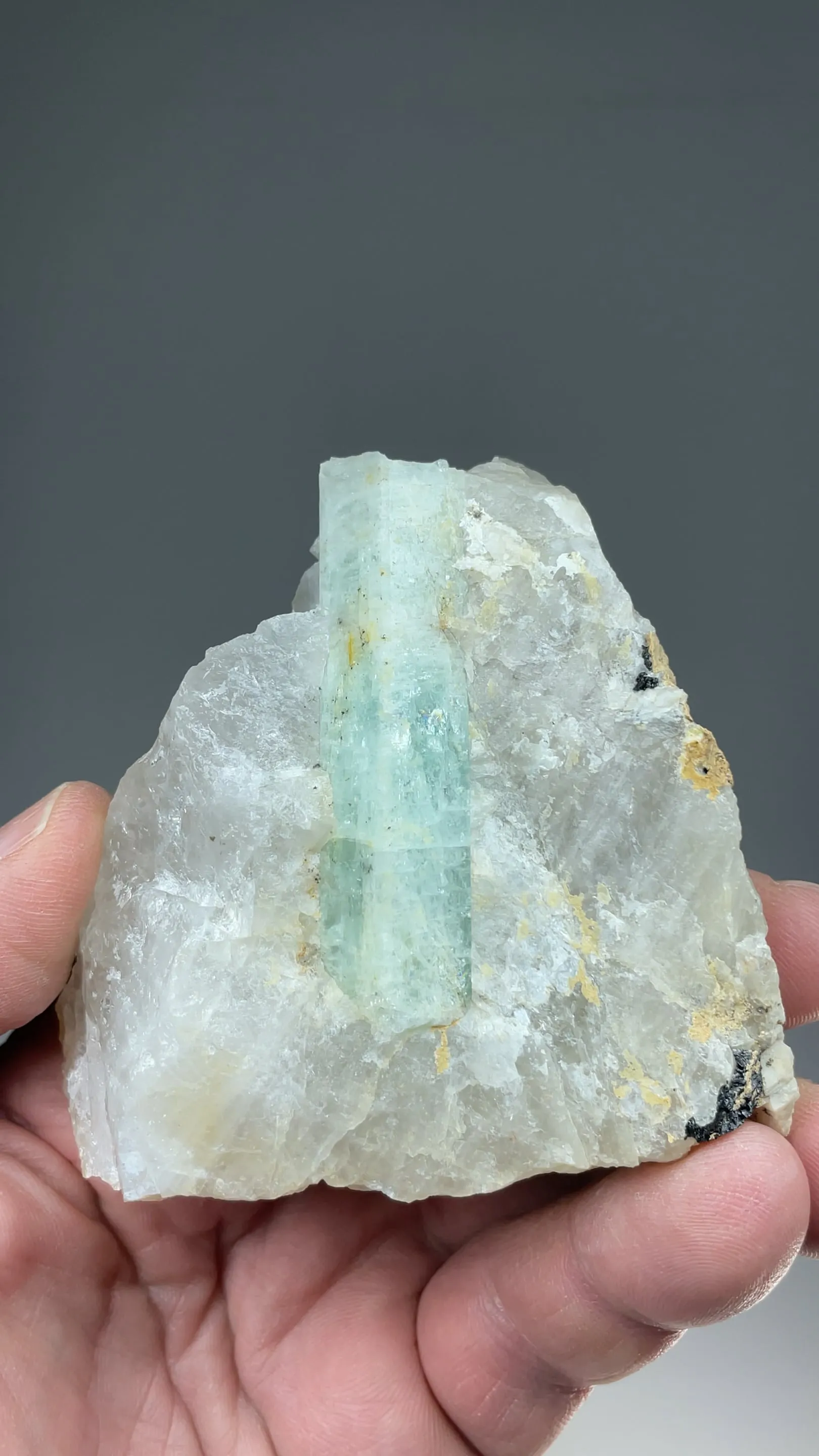 Beryl with Quartz - image 2