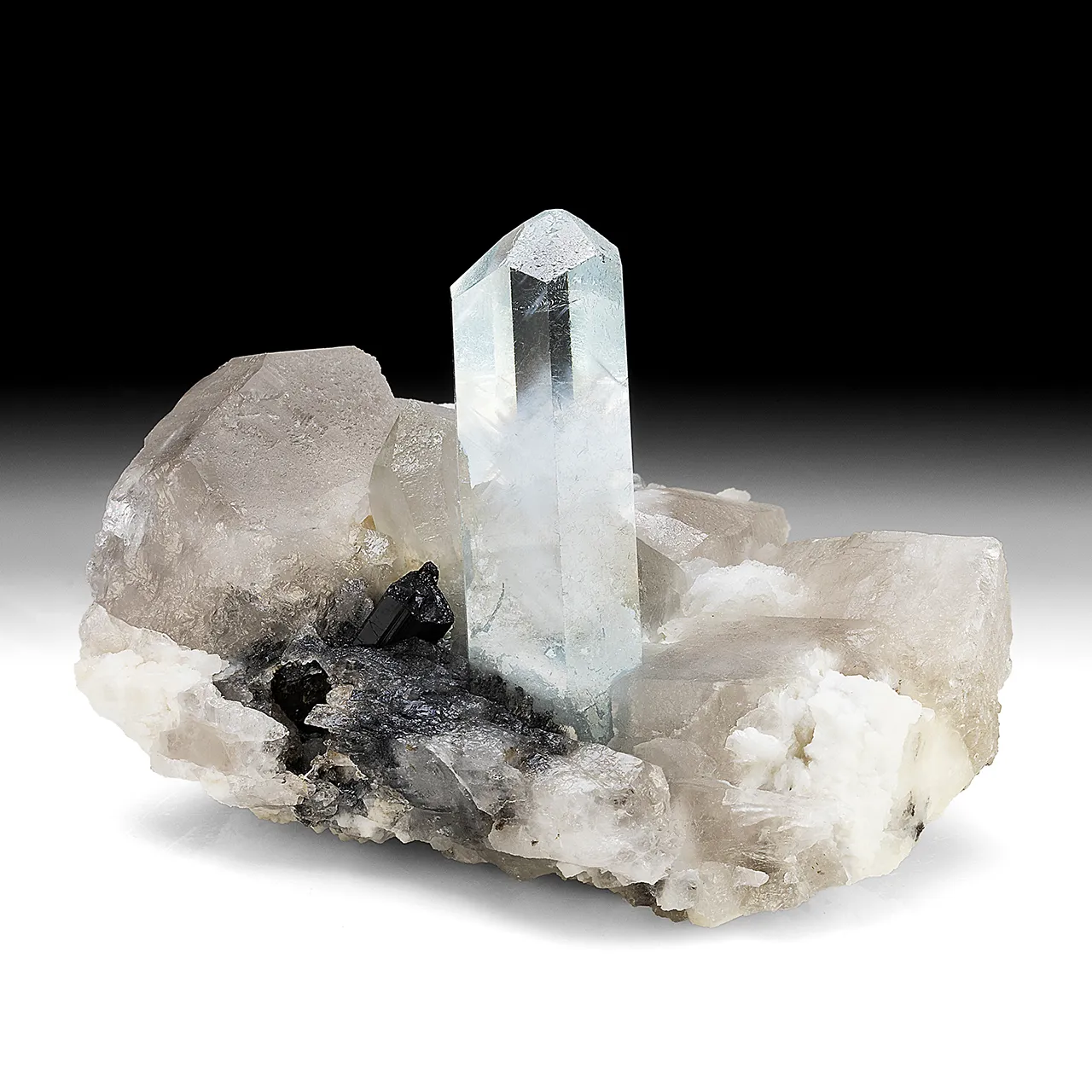 Beryl with Quartz - image 1