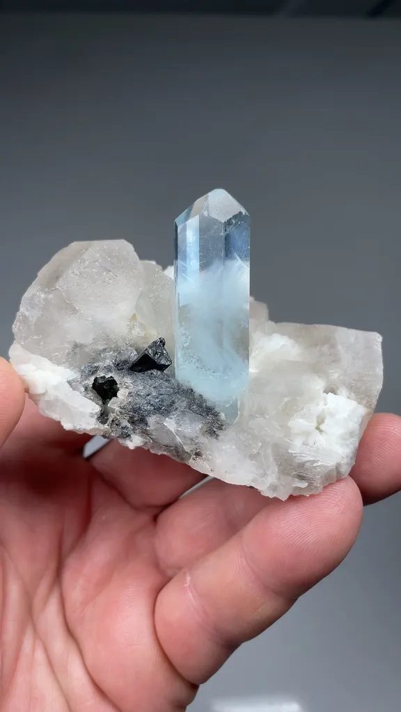 Beryl with Quartz - image 2