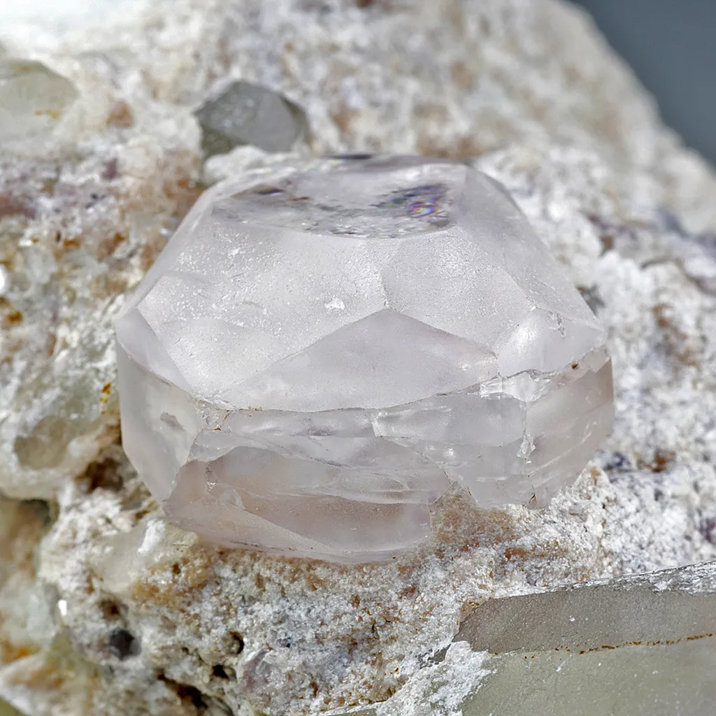 Beryl with Quartz, Albite image