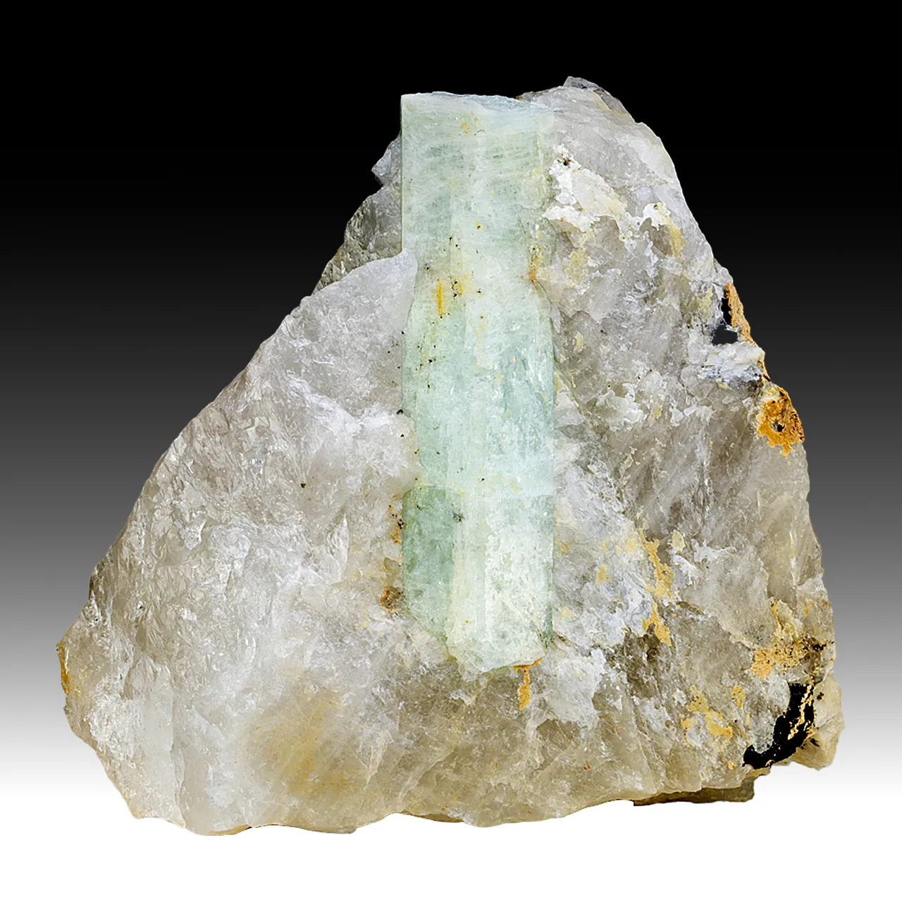 Beryl with Quartz - image 1