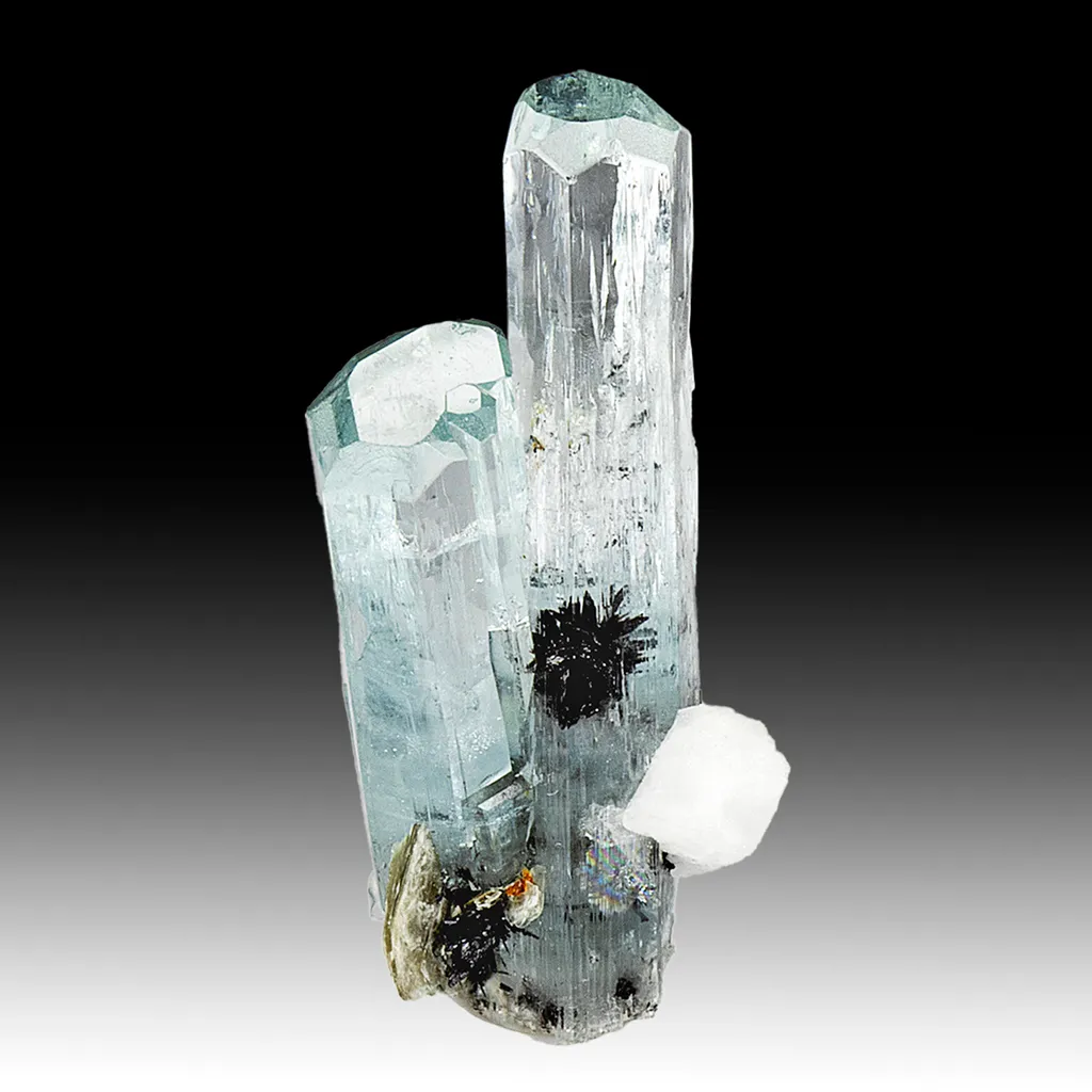 Beryl with Schorl image