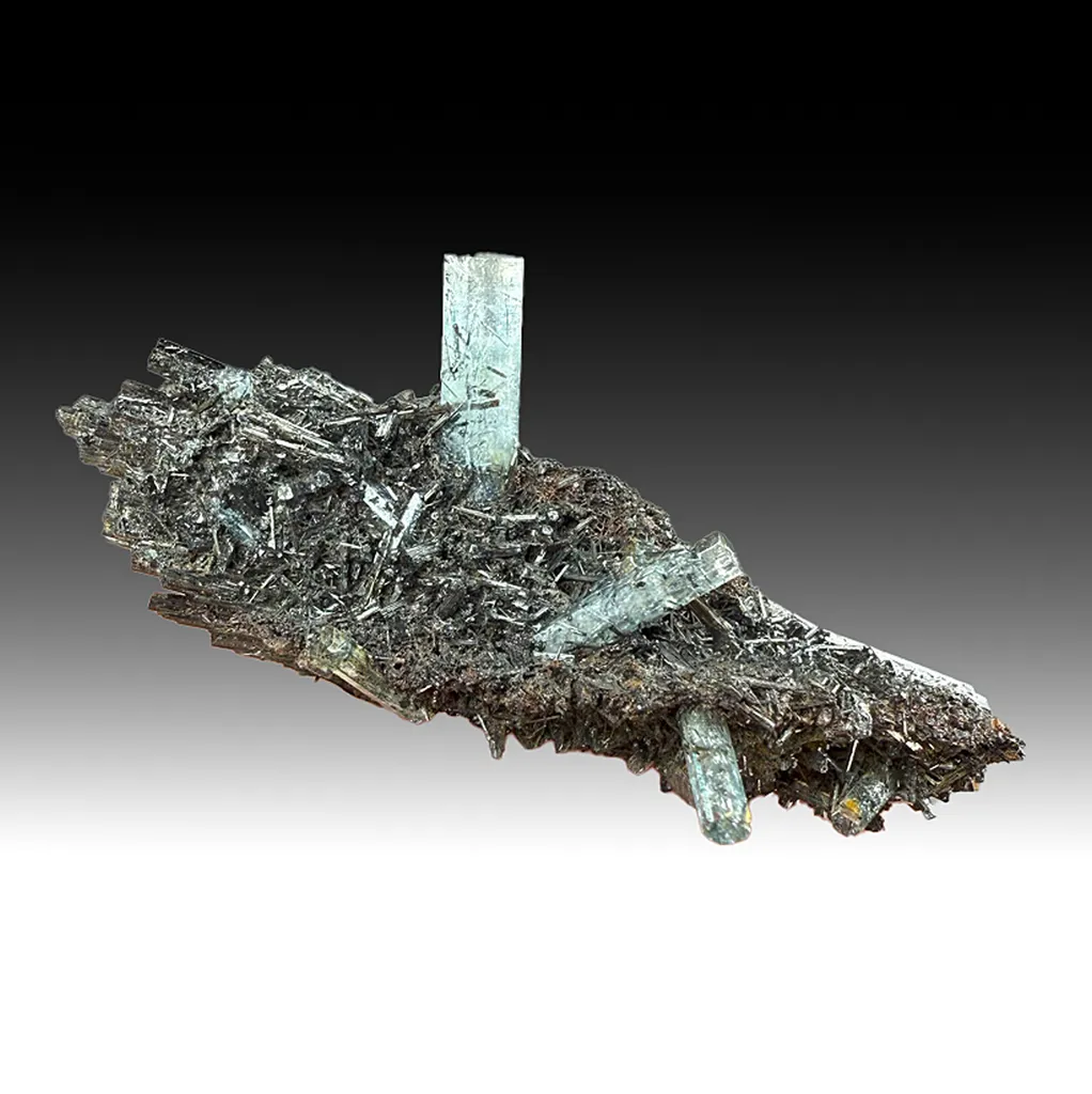 Beryl with Schorl image