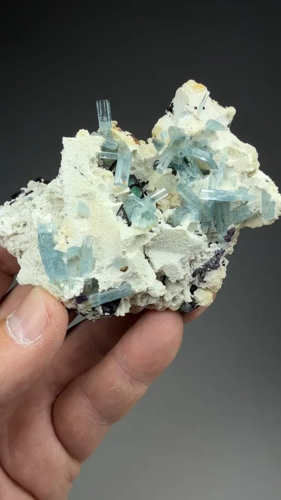 Beryl with Schorl, Microcline - image 2