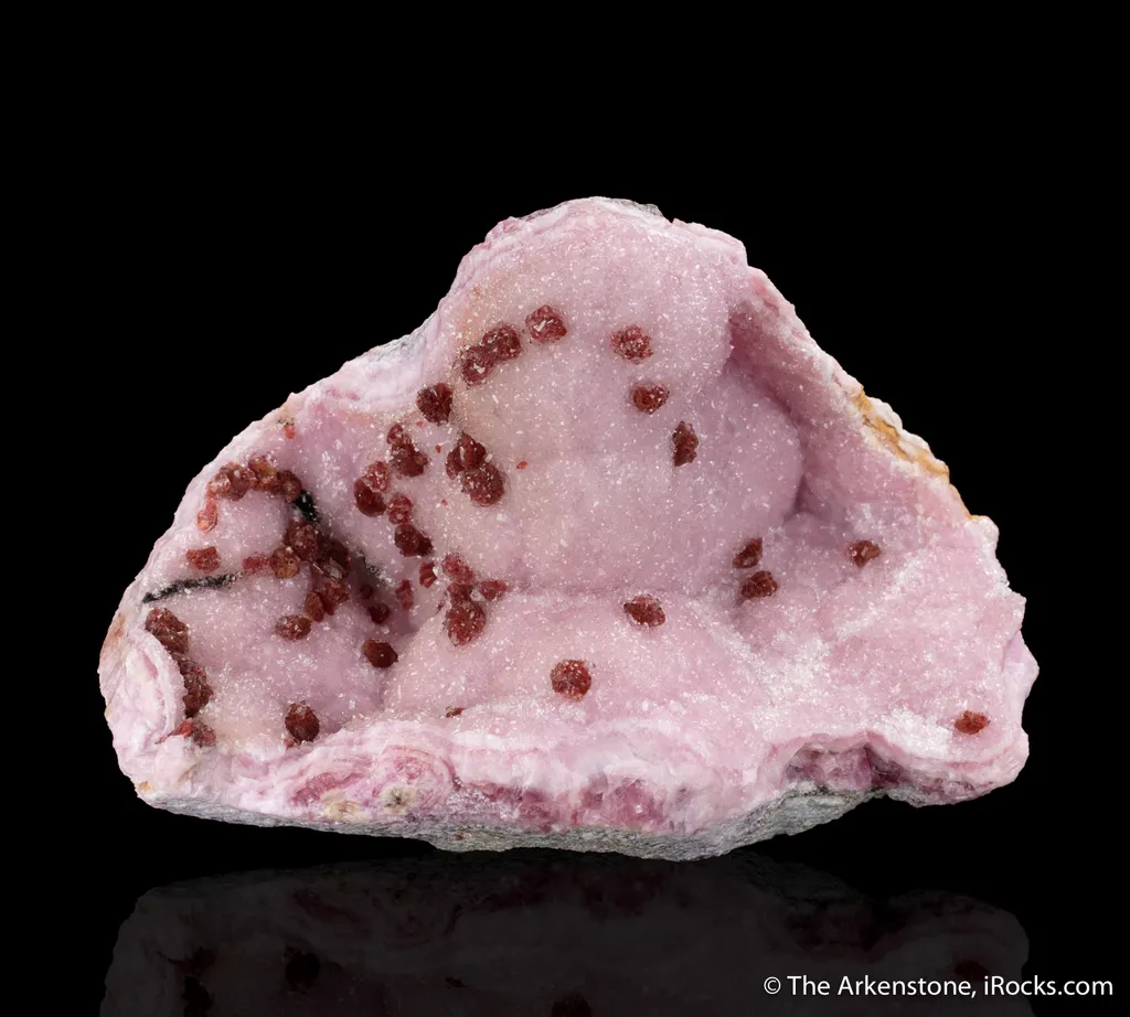 Beta-Roselite on Quartz with Cobaltoan Calcite - image 3